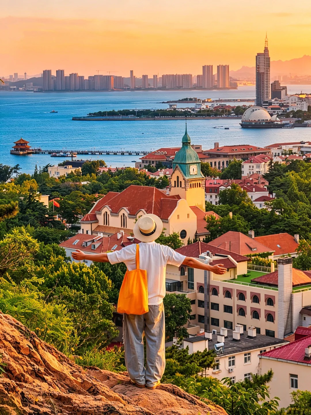 Tiểu Ngư Sơn – Điểm ngắm toàn cảnh Thanh Đảo đẹp nhất