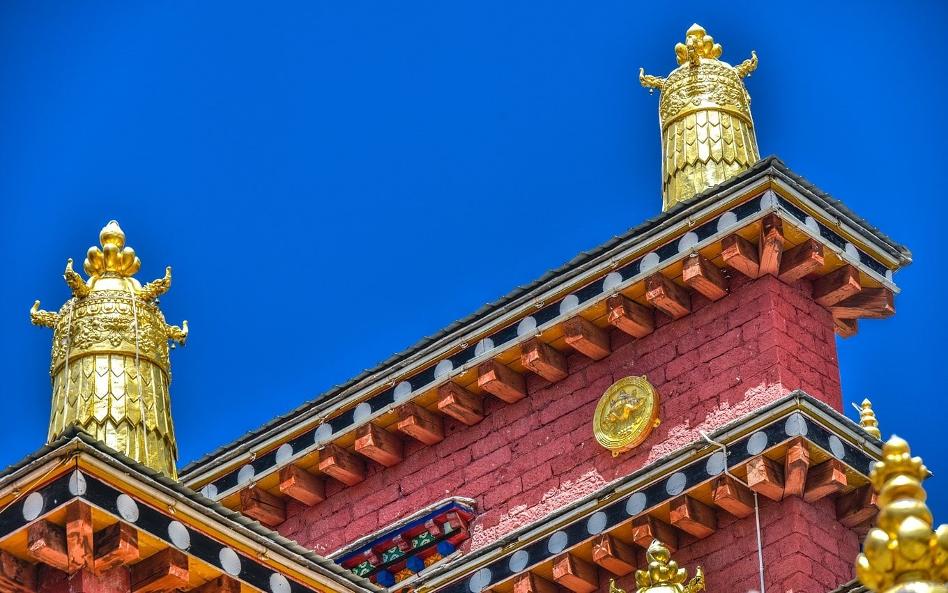 Tu viện Songzanlinsi với kiến trúc hoa văn mang đậm văn hóa Tây Tạng