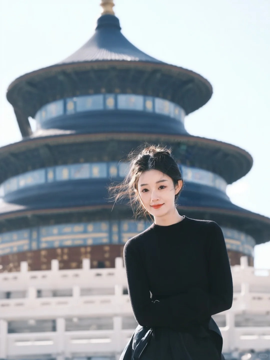 Chụp ảnh kỷ niệm tại Thiên Đàn – Check-in bên Điện Kỳ Niên huyền thoại, biểu tượng linh thiêng của Bắc Kinh.