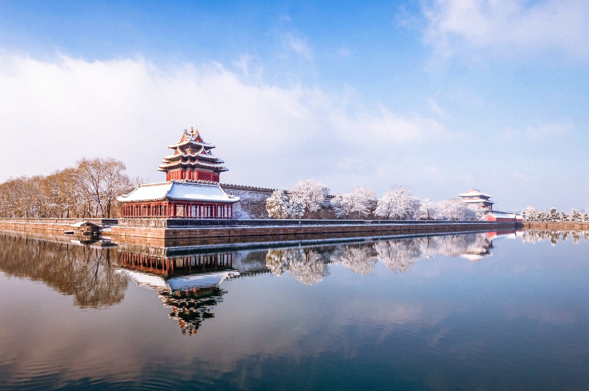 Di Hòa Viên mùa đông phủ tuyết trắng, vẻ đẹp cổ kính hòa quyện thiên nhiên trong tour Trung Quốc từ Hanvina Travel.