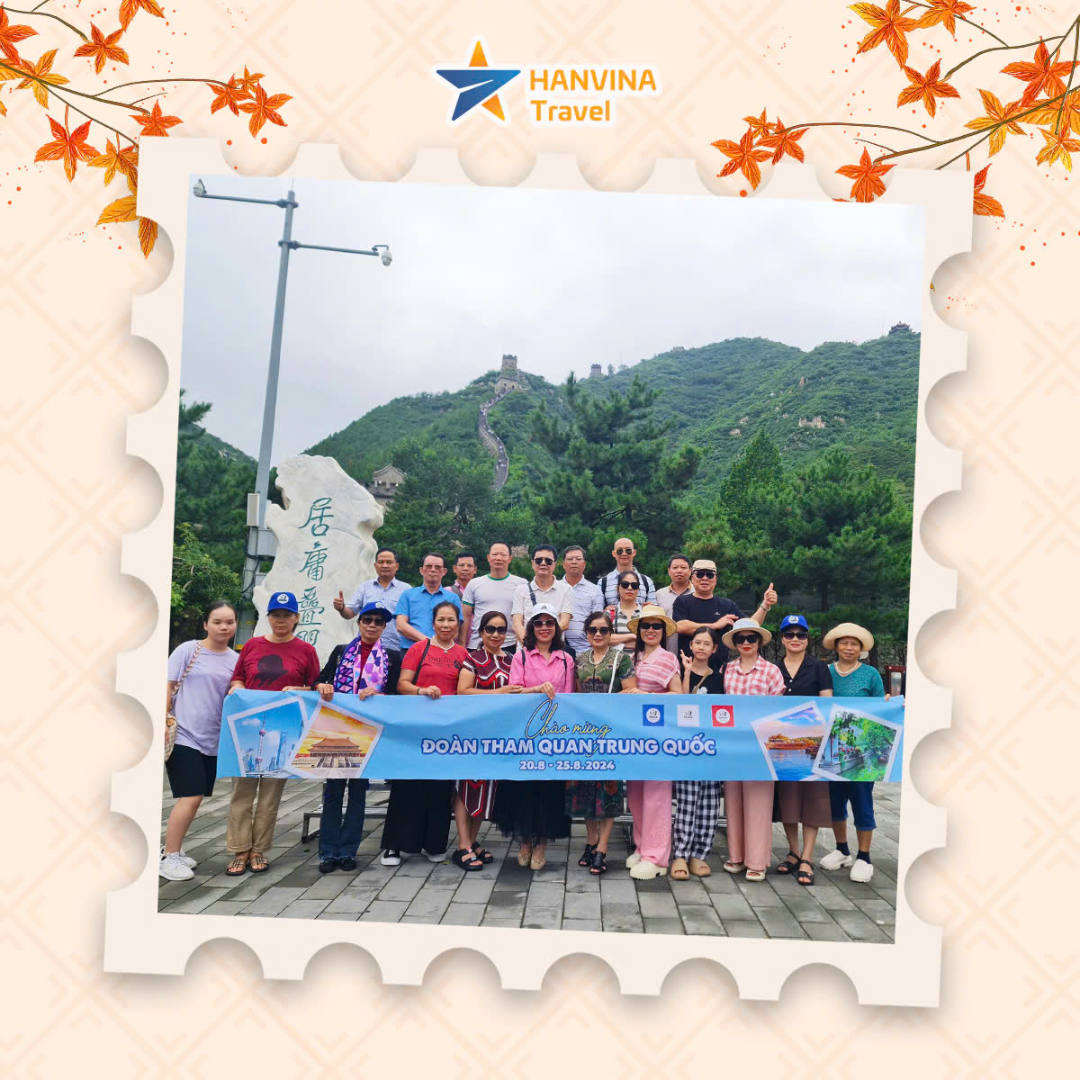 H&igrave;nh ảnh đo&agrave;n kh&aacute;ch Feedback tour du lịch của Trung Quốc