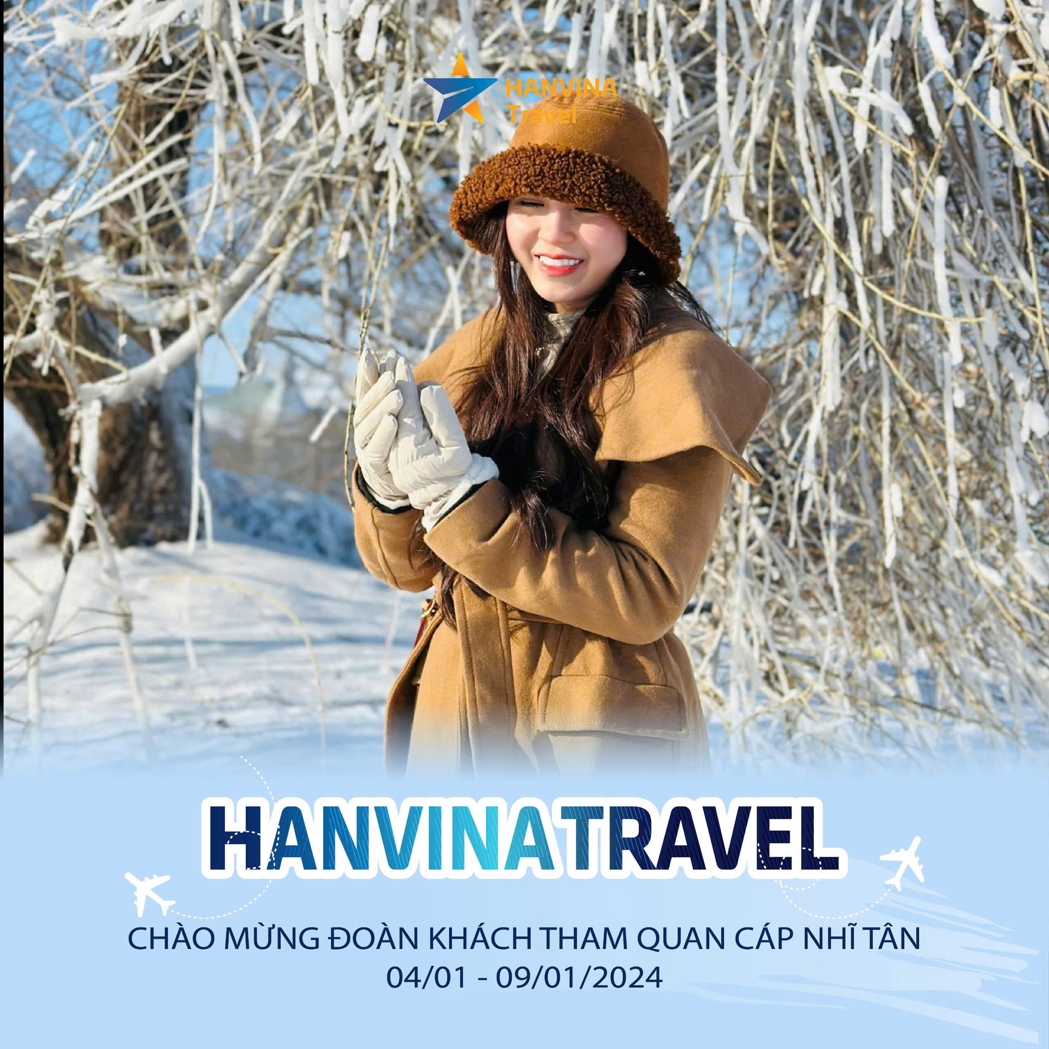 Toàn cảnh thế giới tuyết trắng tại Cáp Nhĩ Tân qua ống kính của du khách HanVina Travel.