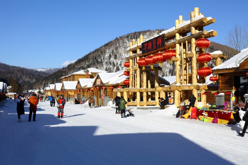 Cổng vào Phố Xueyun – không gian văn hóa và thương mại giữa lòng Harbin