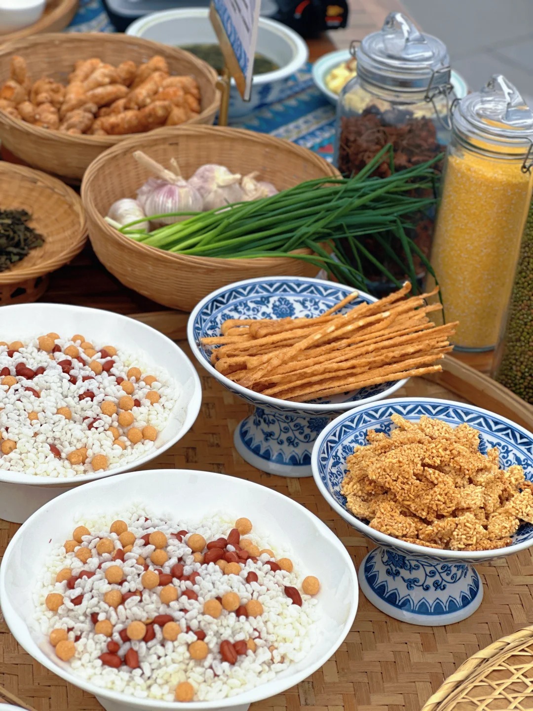 Nguyên liệu để làm ra món Trà Dầu Quế Lâm